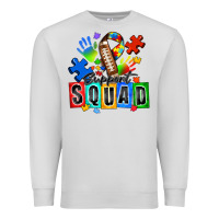 Dove Grey american football support squad autism Premium Sweatshirt - Zillion Design Studio