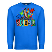 True Royal american football support squad autism Premium Sweatshirt - Zillion Design Studio