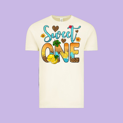 Sweet One Lemon Vintage Tee Designed By Artiststas