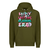 Army Green in my last day of school era Premium Hoodie - JahusDesignShop