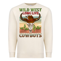 Sandshell wild west long live cowboys Premium Sweatshirt - texasbilliewilder