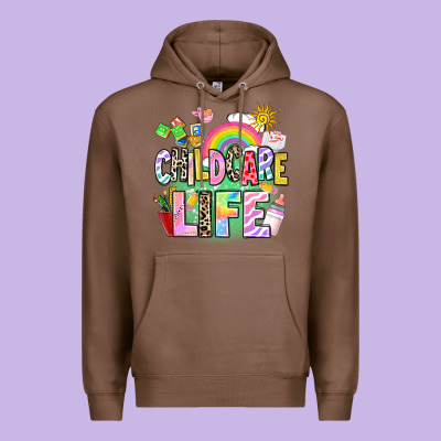 Childcare Life Premium Hoodie Designed By Adodesignshop