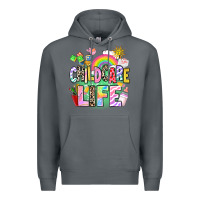 Rock childcare life Premium Hoodie - AdoDesignShop
