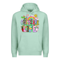 Seafoam childcare life Premium Hoodie - AdoDesignShop