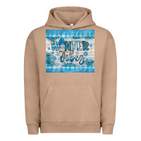 Pigment Burro winter vibes gnome Urban Hoodie - JahusDesignShop