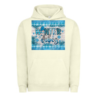 Pigment Pistachio winter vibes gnome Urban Hoodie - JahusDesignShop
