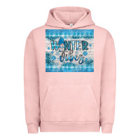 Pigment Salmon winter vibes gnome Urban Hoodie - JahusDesignShop