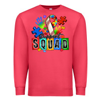 Cardinal baseball support squad autism Premium Sweatshirt - Zillion Design Studio