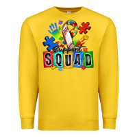 Lemon baseball support squad autism Premium Sweatshirt - Zillion Design Studio