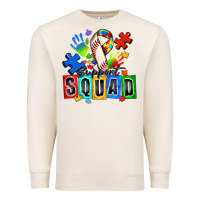 Sandshell baseball support squad autism Premium Sweatshirt - Zillion Design Studio