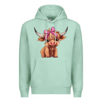 Seafoam cute  heifer Premium Hoodie - AdoDesignShop