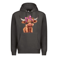 Smoke cute  heifer Premium Hoodie - AdoDesignShop