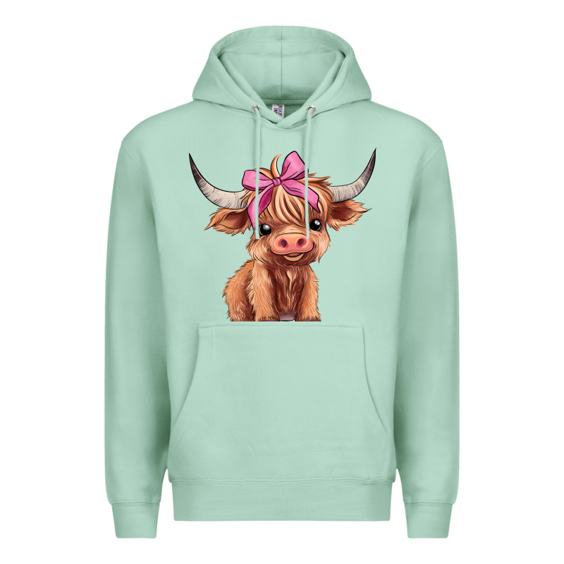 Cute  Heifer Premium Hoodie by AdoDesignShop | Teevron