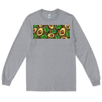 Heather Grey avocados with wood and leopard background 11 oz mug Long Sleeve Tee - BarkalooDesign