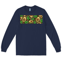Navy avocados with wood and leopard background 11 oz mug Long Sleeve Tee - BarkalooDesign