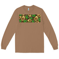 Toasted Coconut avocados with wood and leopard background 11 oz mug Long Sleeve Tee - BarkalooDesign