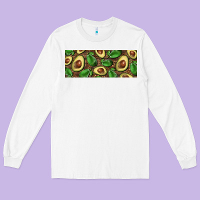 Avocados With Wood And Leopard Background 11 Oz Mug Long Sleeve Tee Designed By Barkaloodesign
