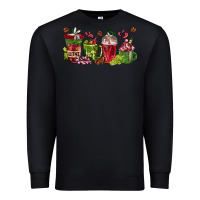 Black wine coffee cups Premium Sweatshirt - texasbilliewilder