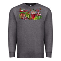Charcoal Heather wine coffee cups Premium Sweatshirt - texasbilliewilder