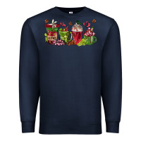 Navy wine coffee cups Premium Sweatshirt - texasbilliewilder