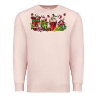 Pale Pink wine coffee cups Premium Sweatshirt - texasbilliewilder