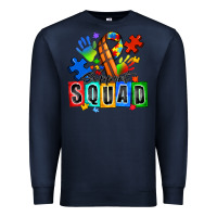 Navy basketball support squad autism Premium Sweatshirt - Zillion Design Studio