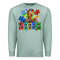Seafoam basketball support squad autism Premium Sweatshirt - Zillion Design Studio