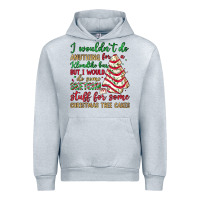 Heather Grey sketchy stuff for some christmas tree cakes Urban Hoodie - JahusDesignShop