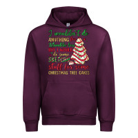 Mauve Wine sketchy stuff for some christmas tree cakes Urban Hoodie - JahusDesignShop