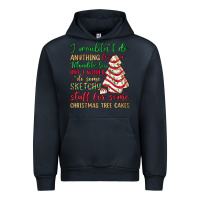 Navy sketchy stuff for some christmas tree cakes Urban Hoodie - JahusDesignShop