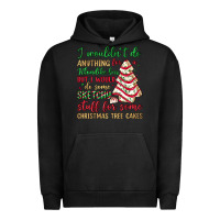 Pigment Black sketchy stuff for some christmas tree cakes Urban Hoodie - JahusDesignShop