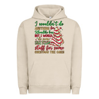 Pigment French Oak sketchy stuff for some christmas tree cakes Urban Hoodie - JahusDesignShop