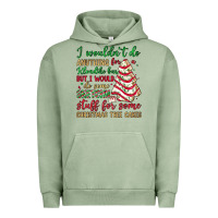 Pigment Oil Green sketchy stuff for some christmas tree cakes Urban Hoodie - JahusDesignShop