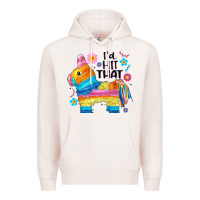 Pale Pink id hit that  mexican llama pinata Premium Hoodie - JahusDesignShop