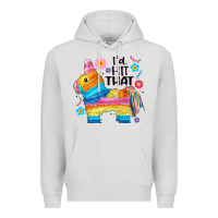 Dove Grey id hit that  mexican llama pinata Premium Hoodie - JahusDesignShop