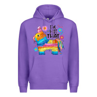 Purple id hit that  mexican llama pinata Premium Hoodie - JahusDesignShop