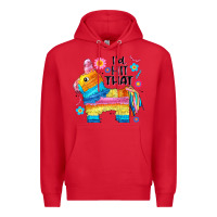 Red id hit that  mexican llama pinata Premium Hoodie - JahusDesignShop