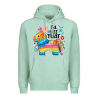 Seafoam id hit that  mexican llama pinata Premium Hoodie - JahusDesignShop
