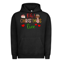 Pigment Black oh christmas tree Urban Hoodie - JahusDesignShop