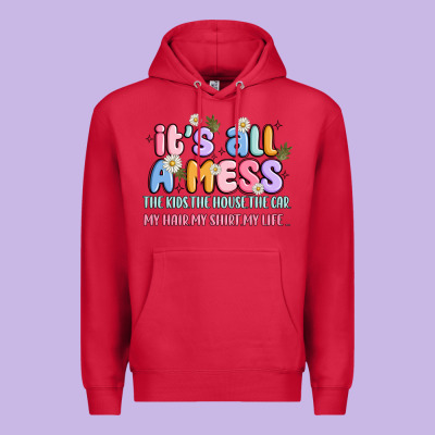 Its All A Mess Premium Hoodie Designed By Jahusdesignshop