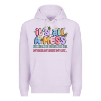 Lilac its all a mess Premium Hoodie - JahusDesignShop