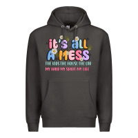 Smoke its all a mess Premium Hoodie - JahusDesignShop