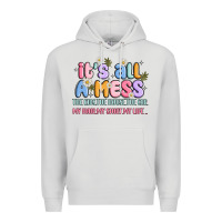 Dove Grey its all a mess Premium Hoodie - JahusDesignShop