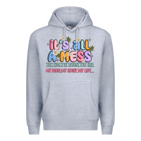 Heather Grey its all a mess Premium Hoodie - JahusDesignShop