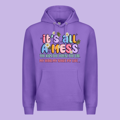 Its All A Mess Premium Hoodie Designed By Jahusdesignshop