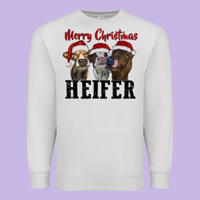 Premium Sweatshirt Merry Christmas Heifers