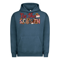 Pigment Midnight Navy tis the season american football little debbie tree cakes Urban Hoodie - JahusDesignShop