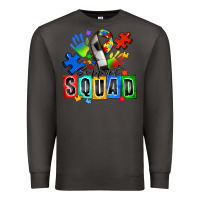 Smoke soccer support squad autism Premium Sweatshirt - Zillion Design Studio