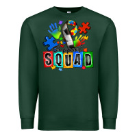 Sports Green soccer support squad autism Premium Sweatshirt - Zillion Design Studio