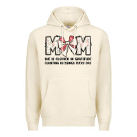 Tofu mom she is clothed in gratitude counting blessings Premium Hoodie - JahusDesignShop
